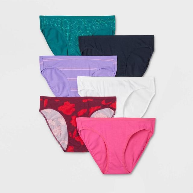 Womens 6pk Bikini Underwear - Auden Multi Product Image