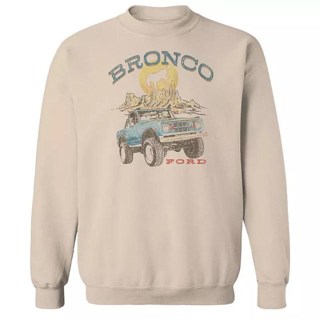 Mens Horse Bronco Sweatshirt Brown Product Image