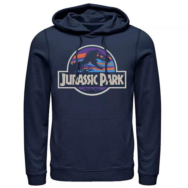 Mens Jurassic Park Abstract Color Logo Hoodie Product Image