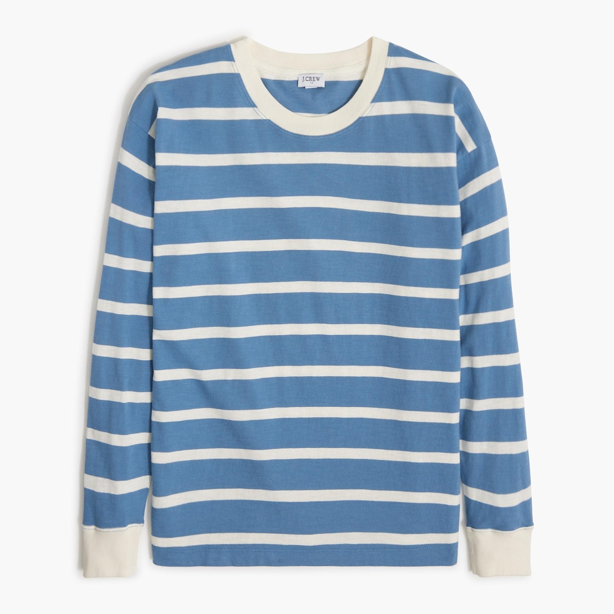 Long-sleeve striped tee Product Image