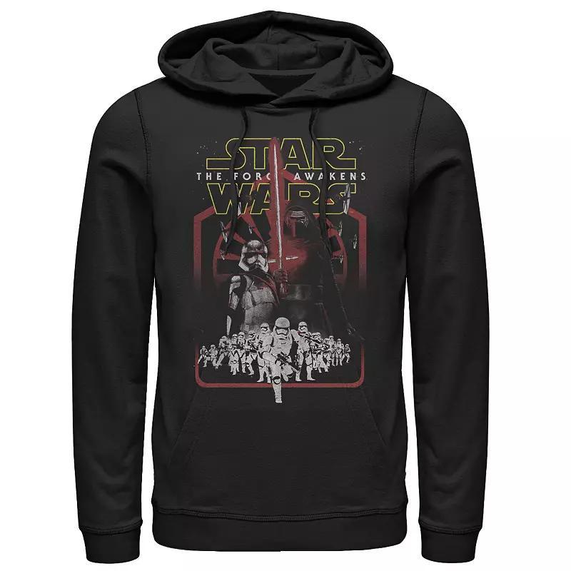 Mens Star Wars Kylo & Phasma First Order Faded Portrait Hoodie Product Image