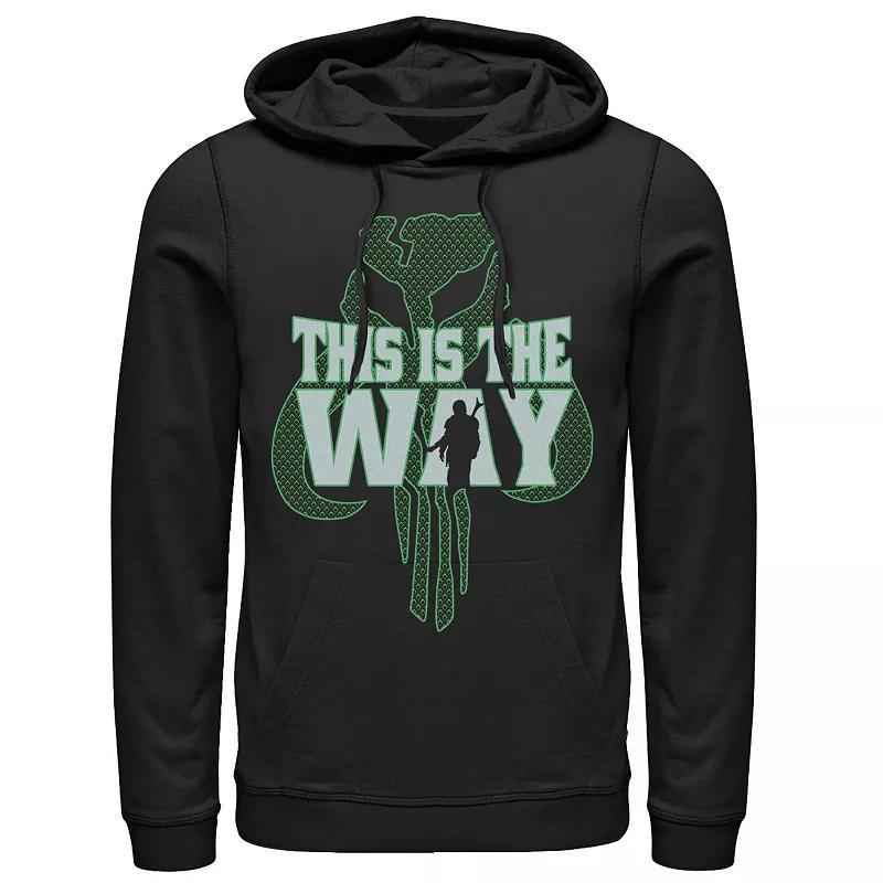 Mens Star Wars: The Mandalorian This Is The Way Logo Silhouette Hoodie Product Image