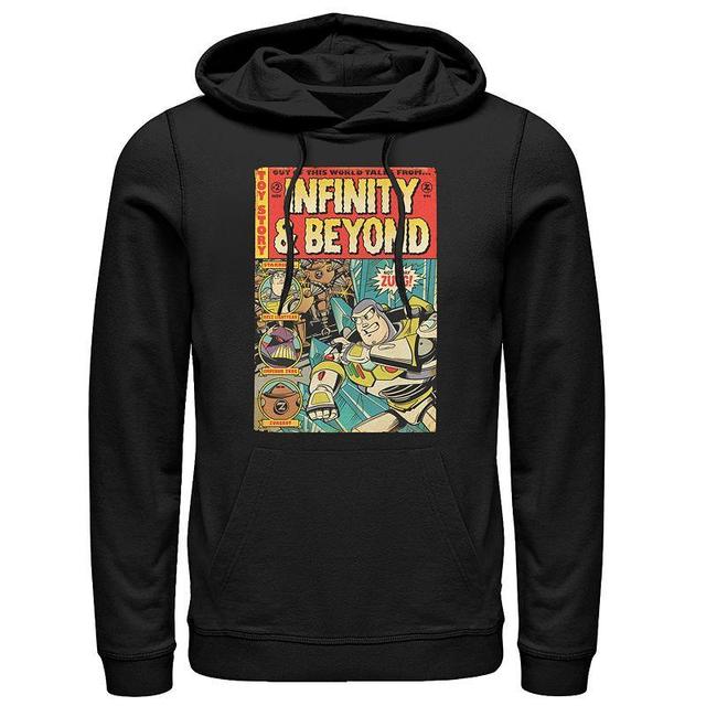 Mens Disney / Pixar Toy Story Comic Pullover Hoodie Black Product Image