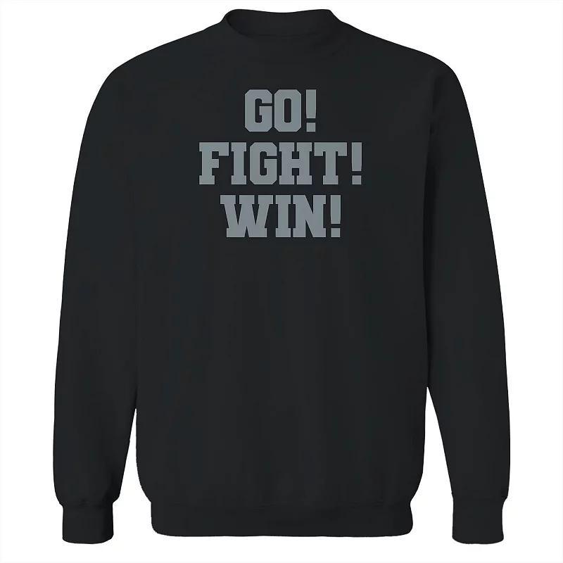 Adult Go Fight Win Graphic Sweatshirt, Mens Product Image