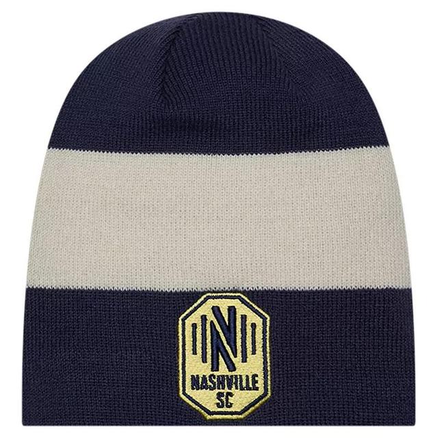 Mens New Era Nashville SC 2024 Kick Off Collection Knit Beanie, Blue Product Image