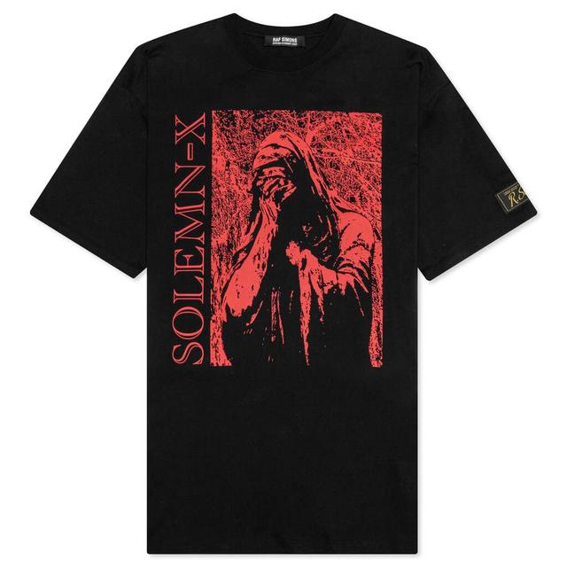 Oversized T-Shirt Solemn-X - Black Male Product Image