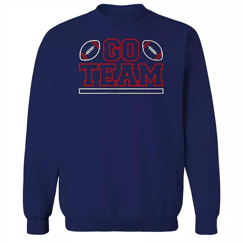 Adult Team Graphic Sweatshirt, Mens Red Product Image