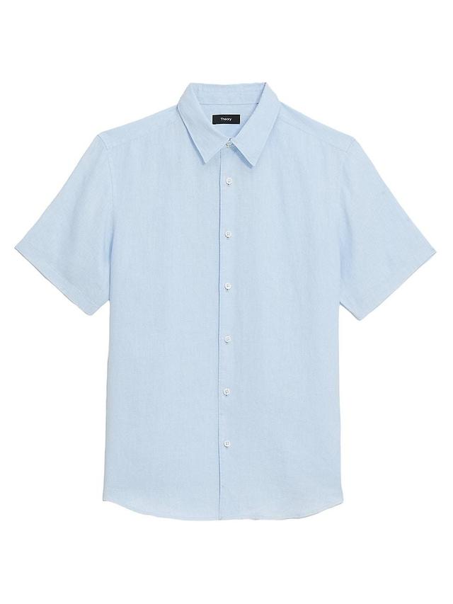 Mens Irving Linen Short-Sleeve Shirt Product Image