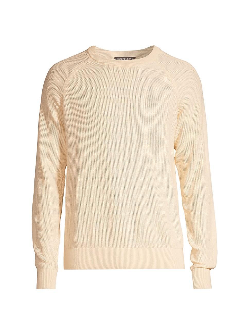 Mens Cotton Crewneck Sweater Product Image