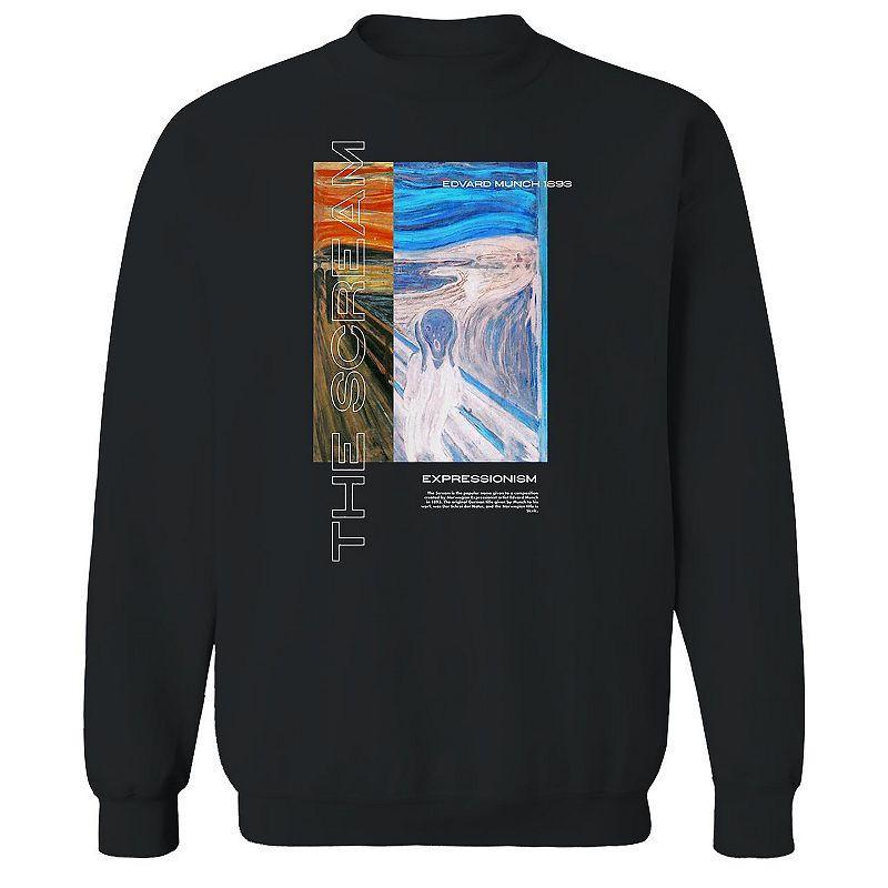 Mens apoh - Munch Expressionism Graphic Sweatshirt Product Image