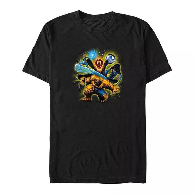 Big & Tall Marvel Fantastic Four Cosmic Team Graphic Tee, Mens Product Image