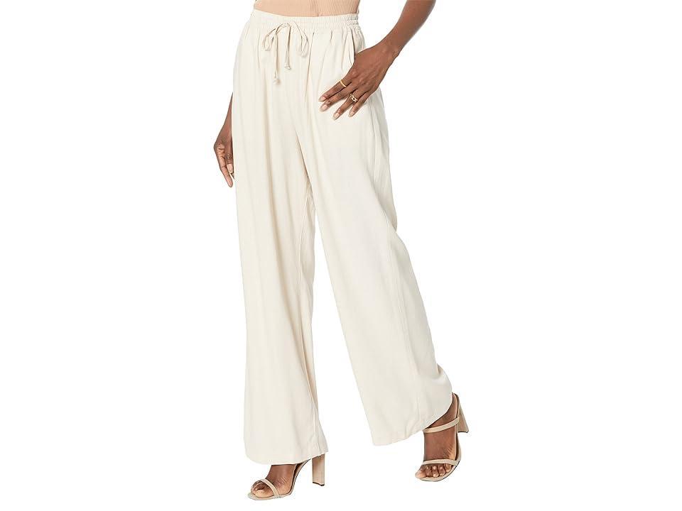 Blank NYC Pull-On Drawstring Wide Leg Linen Pants in Sand Bath (Sand Bath) Women's Casual Pants Product Image