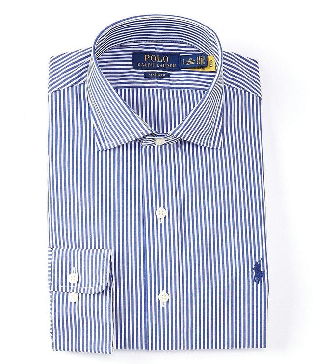 Polo Ralph Lauren Classic Fit Spread Collar Purepress Poplin Dress Shirt Product Image