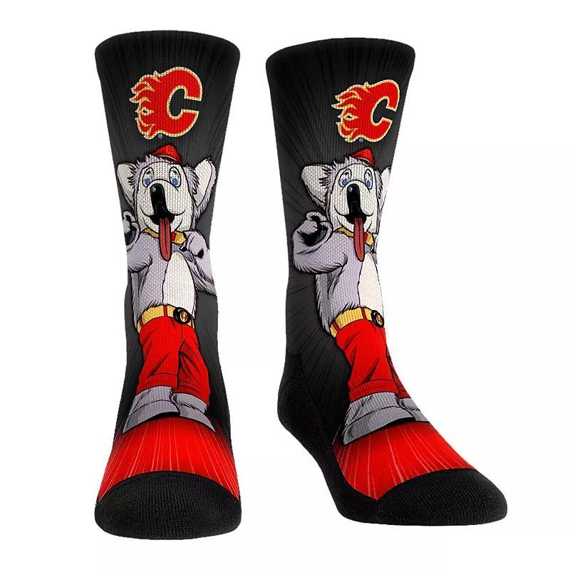 Youth Rock Em Socks Calgary Flames Mascot Pump Up Crew Socks, Boys Product Image