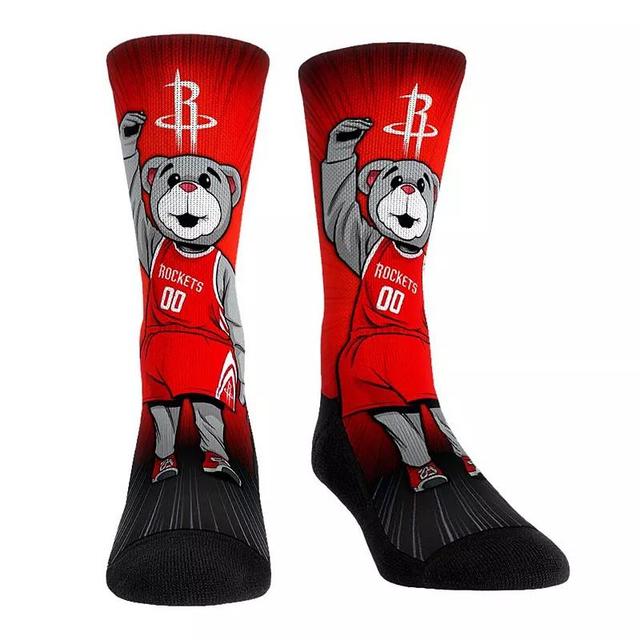 Rock Em Socks Houston Rockets Mascot Pump Up Crew Socks, Mens Product Image