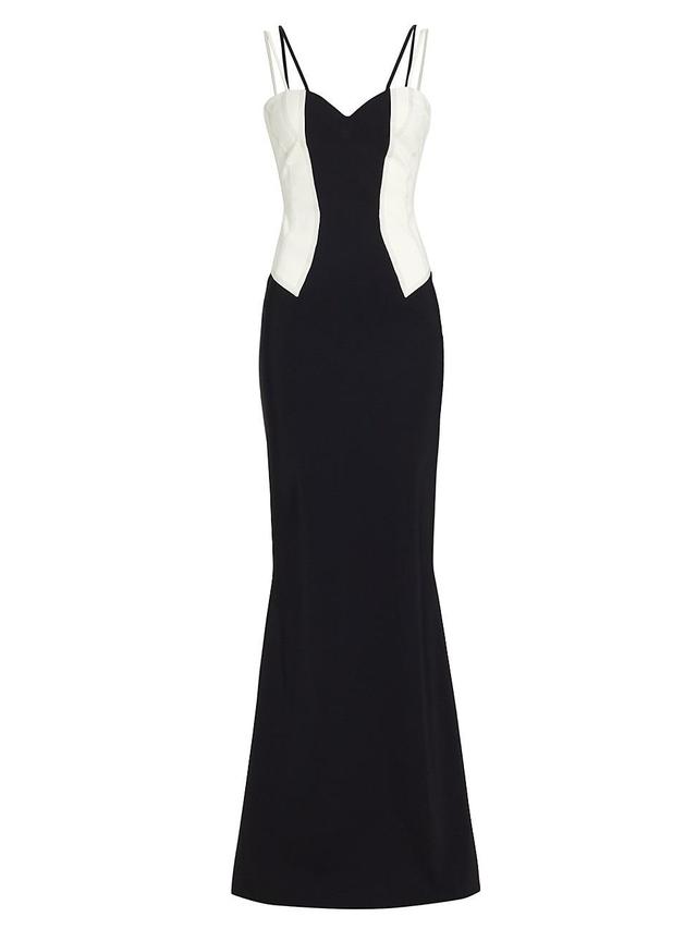 Womens Roro Bi-Colored Jersey Gown Product Image