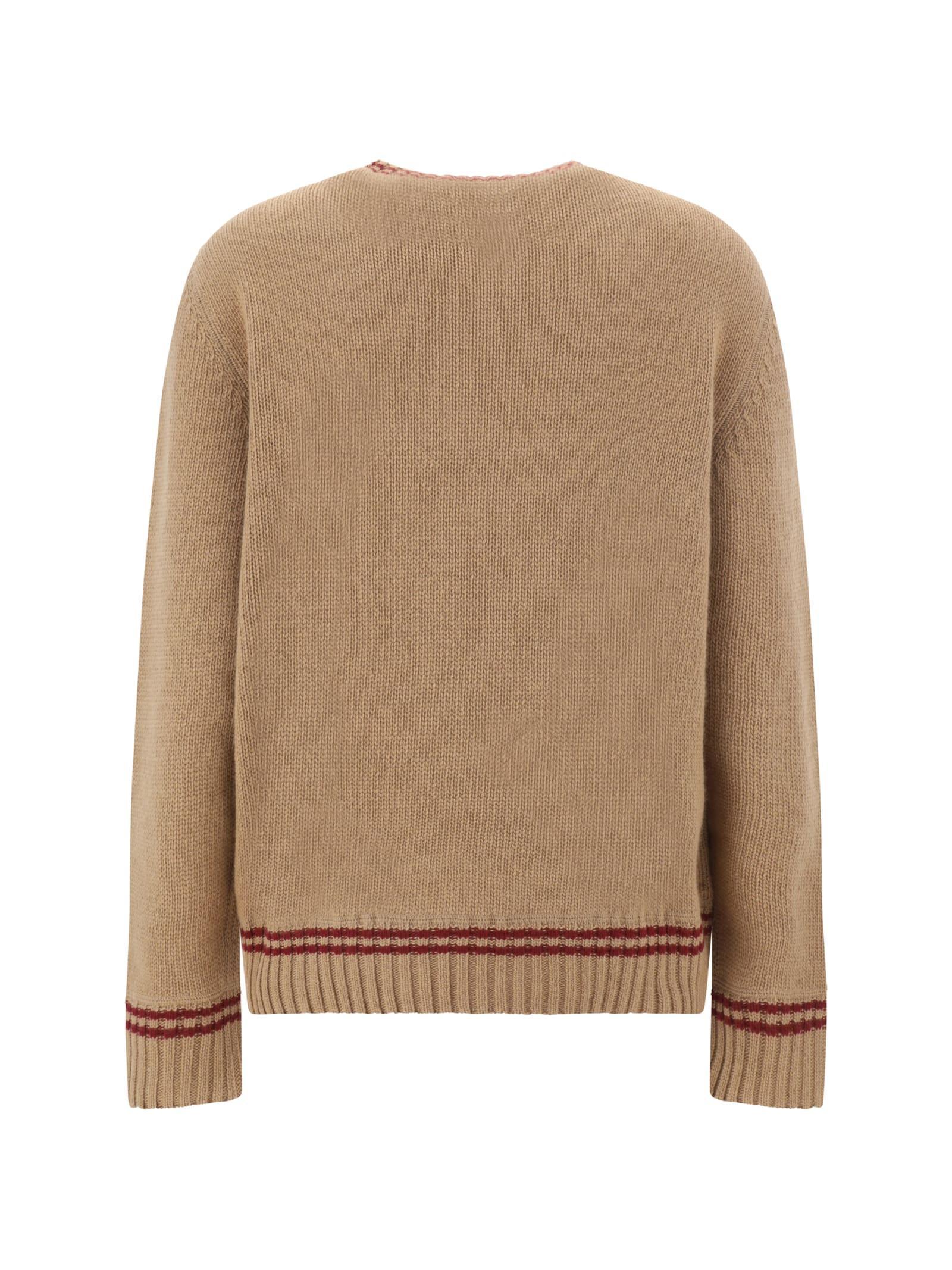 Knitwear In Cammello+amaranto Product Image