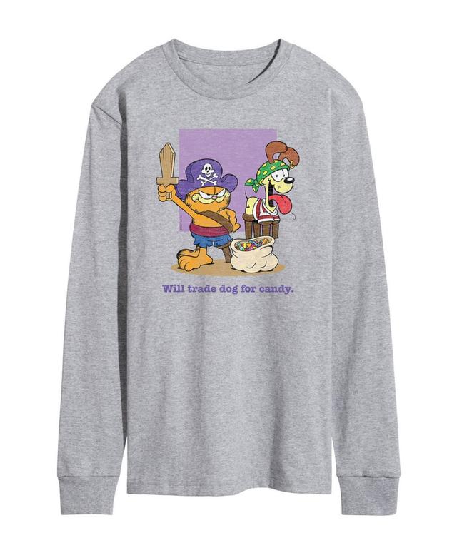 Airwaves Mens Garfield Trade Dog For Candy Long Sleeve T-shirt Product Image