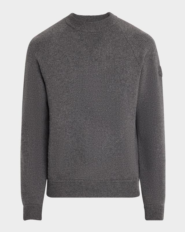 Mens Cashmere-Wool Raglan Sweater Product Image