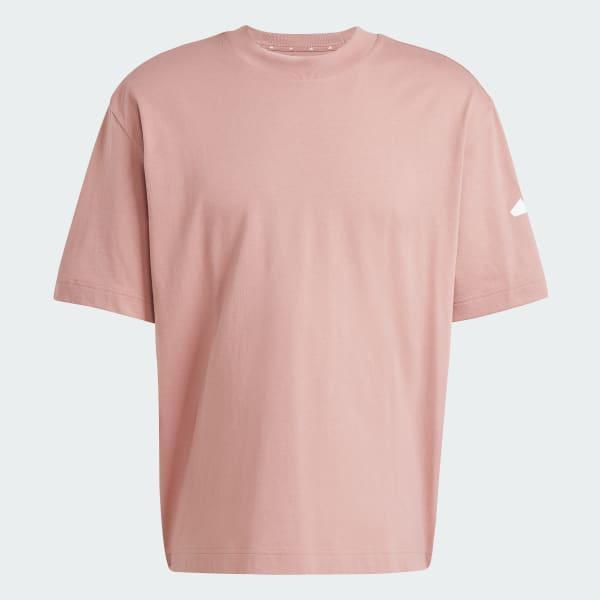 adidas Essentials Loose Fit 3 Bar Logo Tee Warm Clay 2XL Mens Product Image