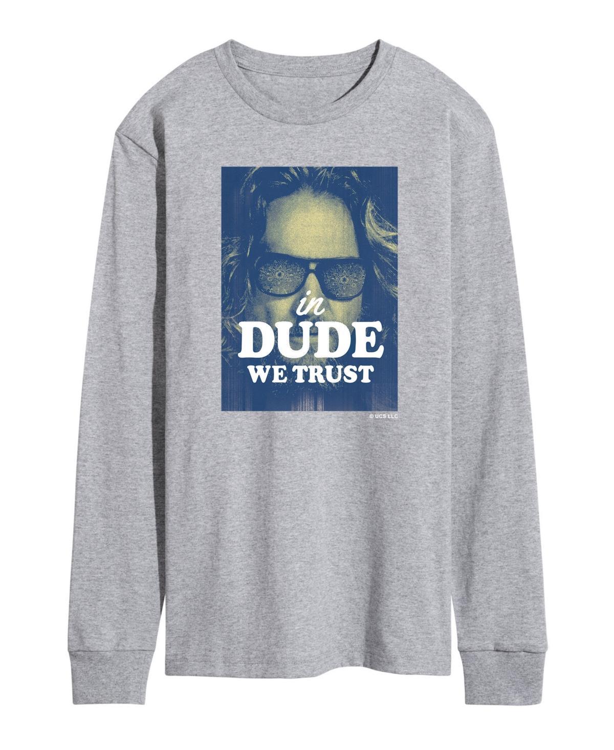 Mens The Big Lebowski We Trust Long Sleeve T-shirt Product Image