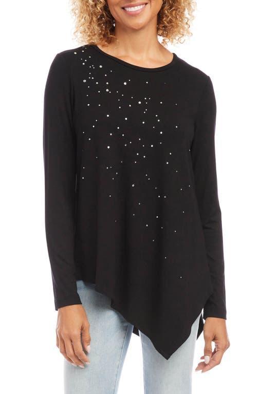 Karen Kane Embellished Asymmetric Hem Top product image