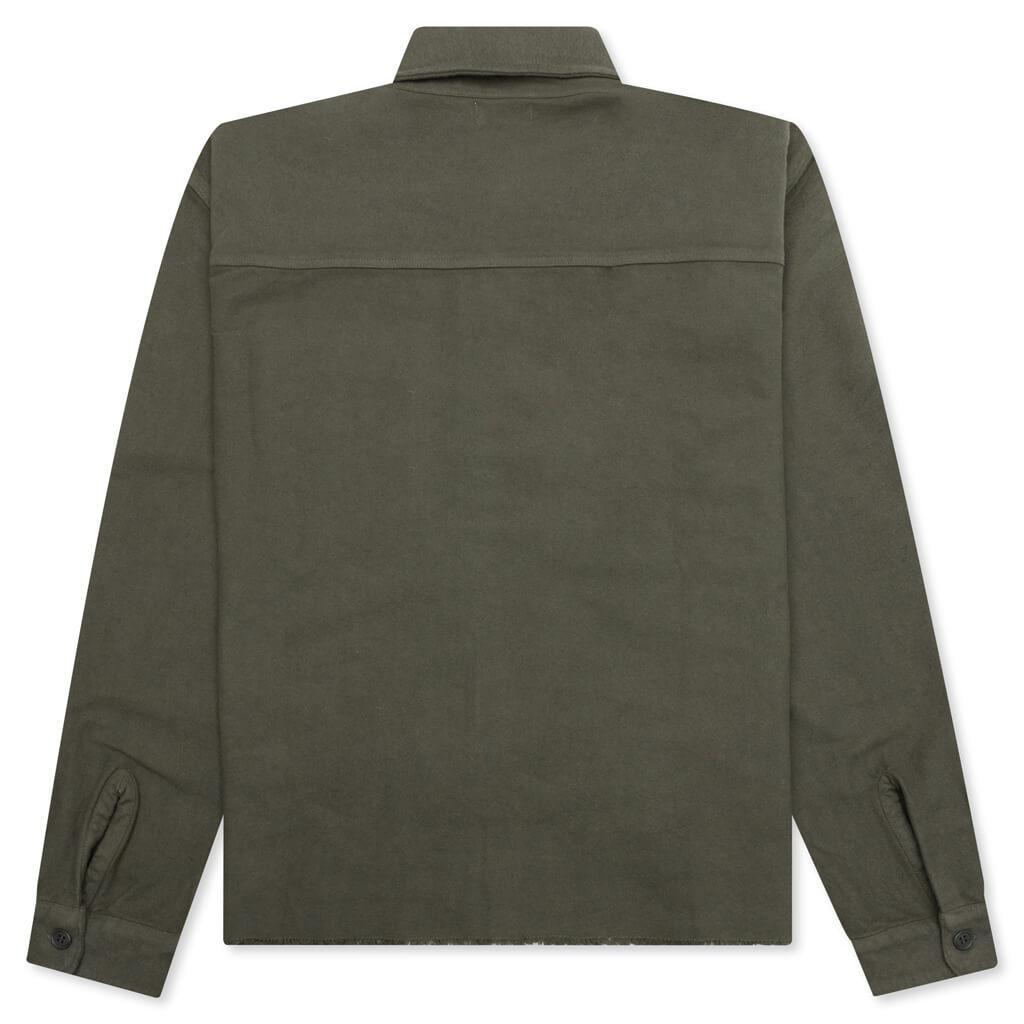 Hemi Oversized Shirt Solid - Olive Male Product Image