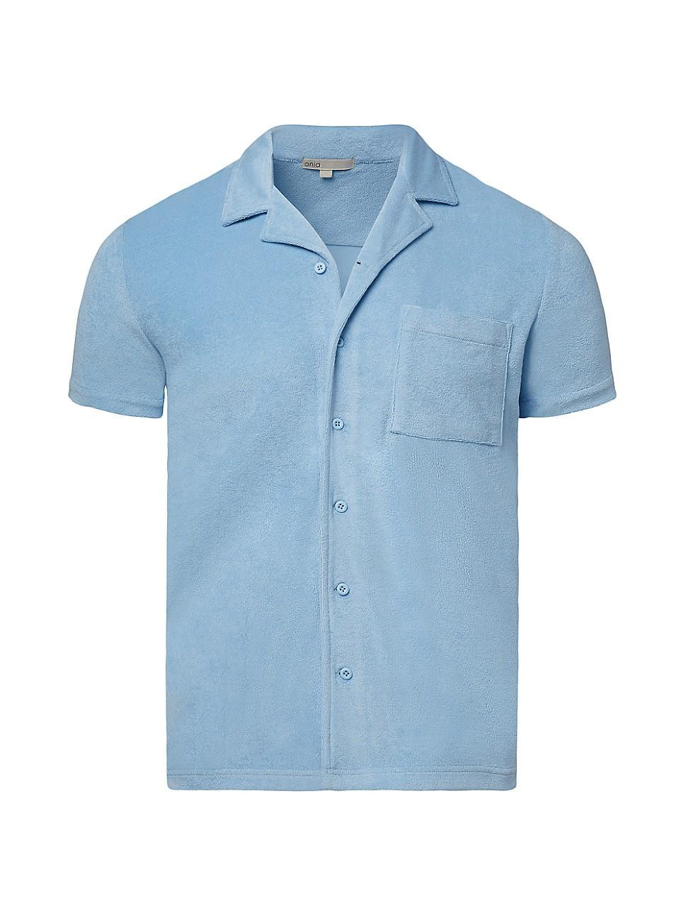 Mens Terry Cloth Camp Shirt Product Image