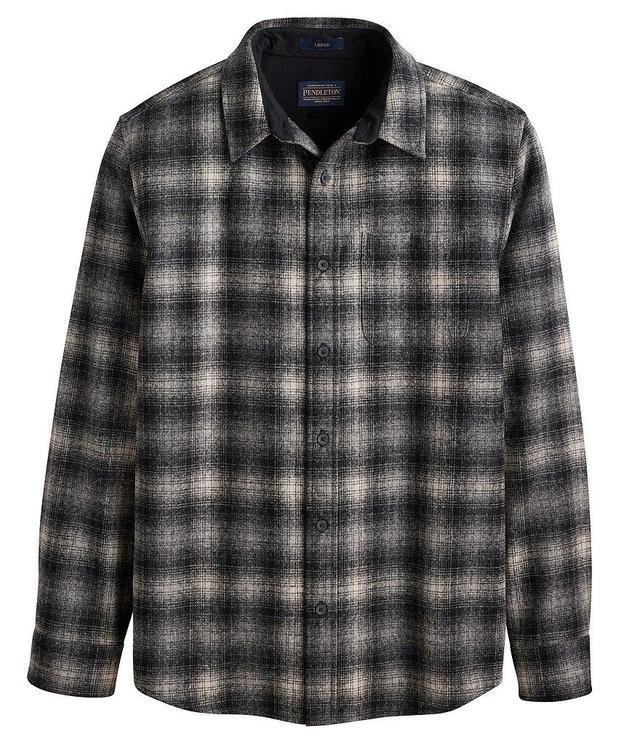 Pendleton Lodge Ombre Check Long Sleeve Woven Shirt Product Image