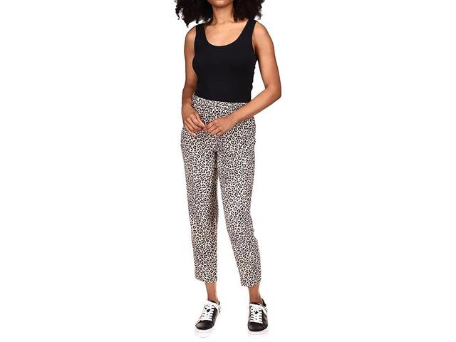 MICHAEL Michael Kors Cheetah Pull-On Pants (Dune) Women's Clothing Product Image