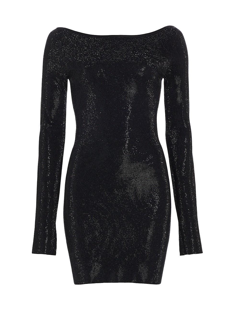 Womens Beaded Hotfit Minidress Product Image