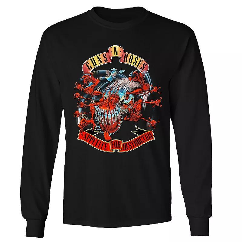 Mens Guns n Roses Creature Long Sleeve Tee Product Image