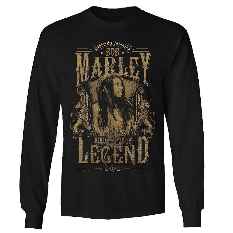 Mens Bob Marley Rebel Legend Long Sleeve Tee Product Image