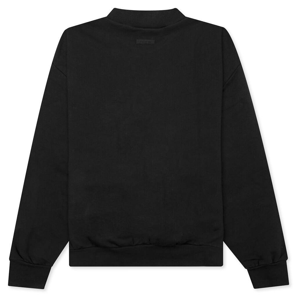 Essential Crewneck - Jet Black Male Product Image