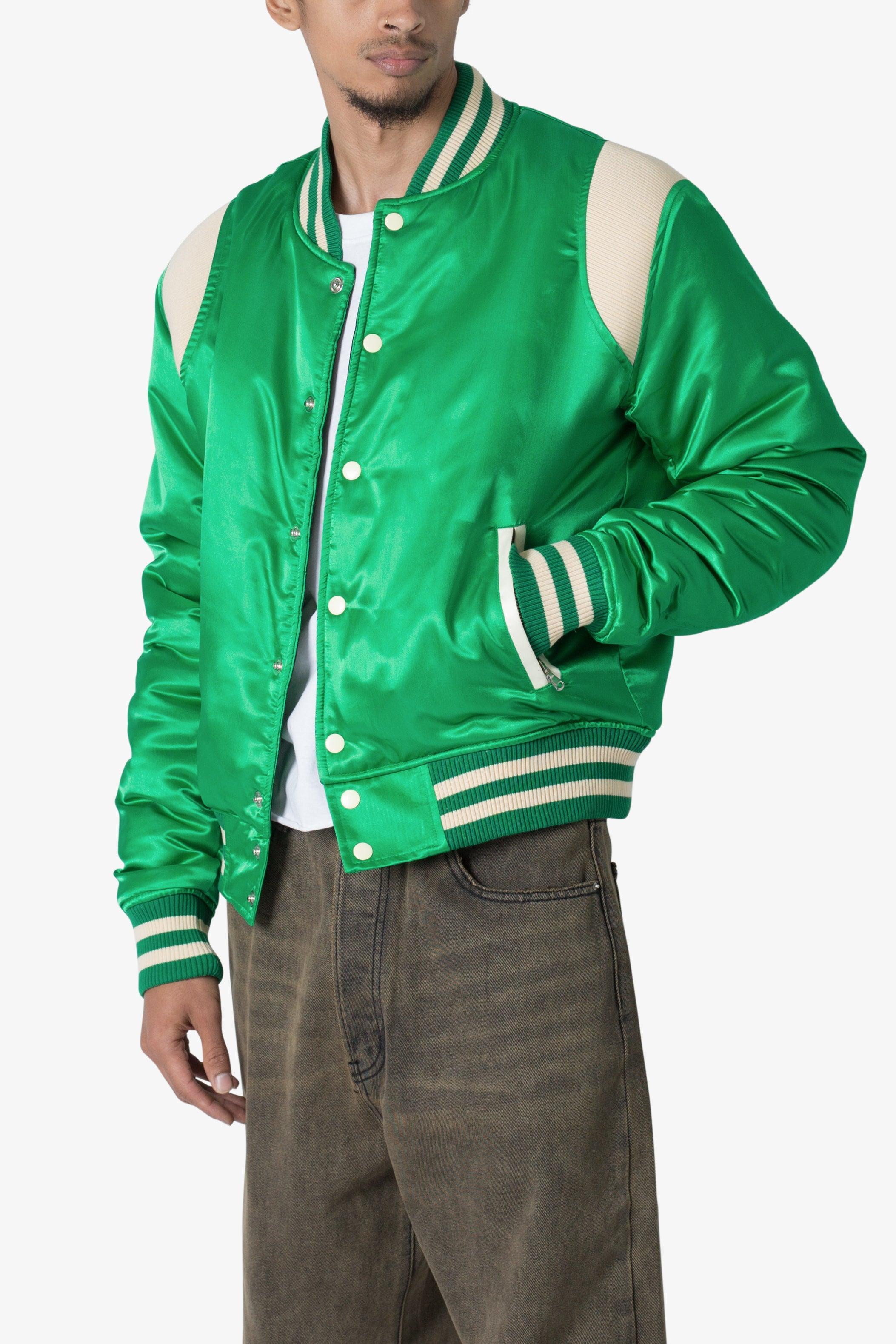 Classic Varsity Jacket - Green Product Image