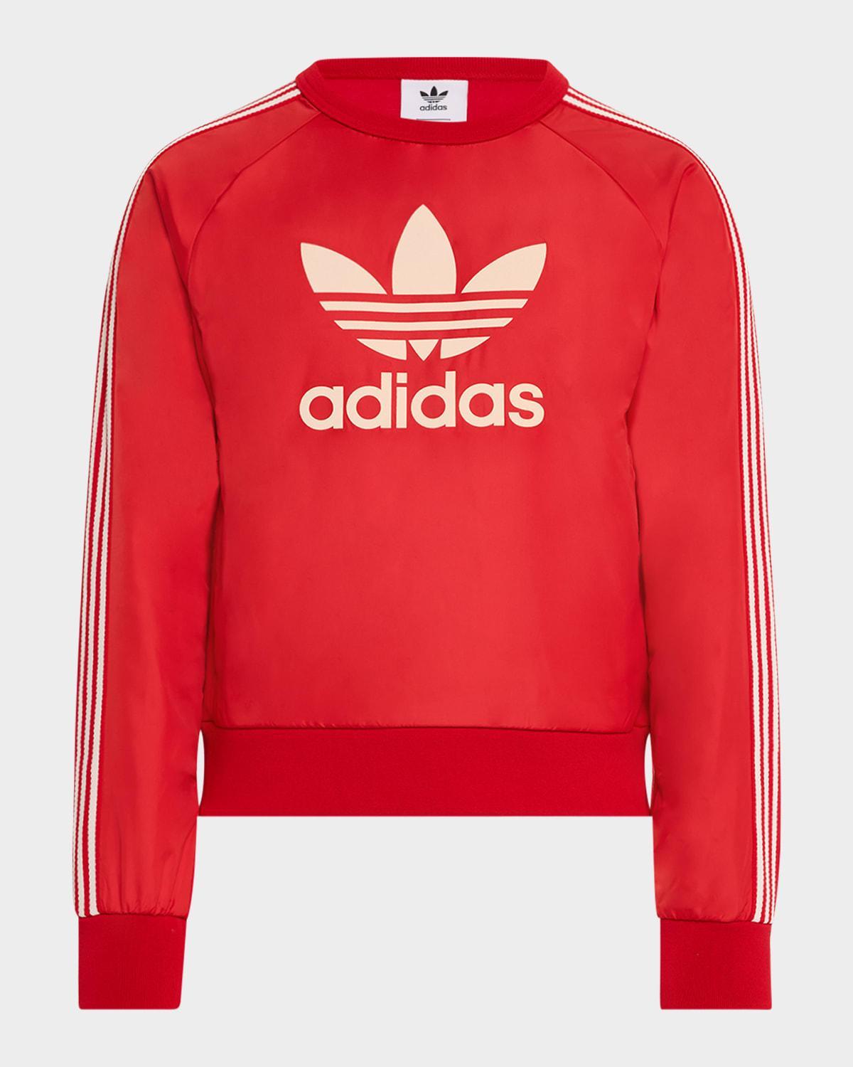 Mens adidas x Wales Bonner Three-Stripe Crewneck Shirt Product Image