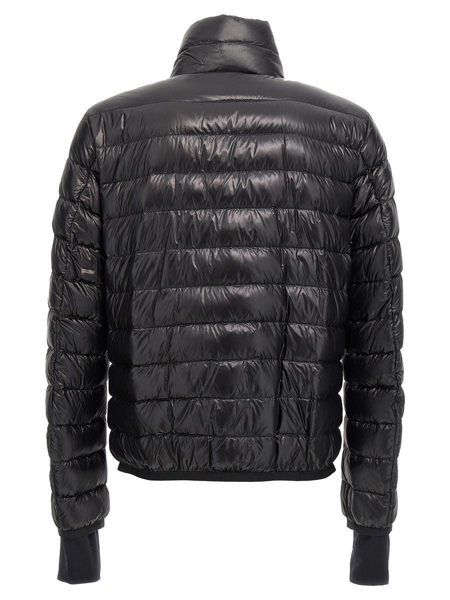 Logo-patch Zipped Padded Jacket In Black Product Image