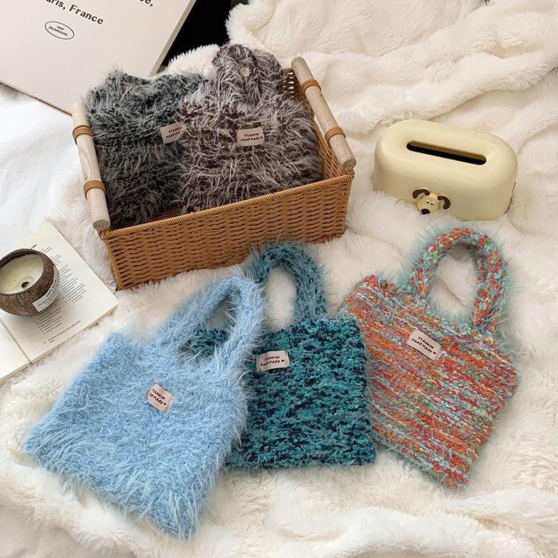 Fluffy Knit Hand Bag Product Image