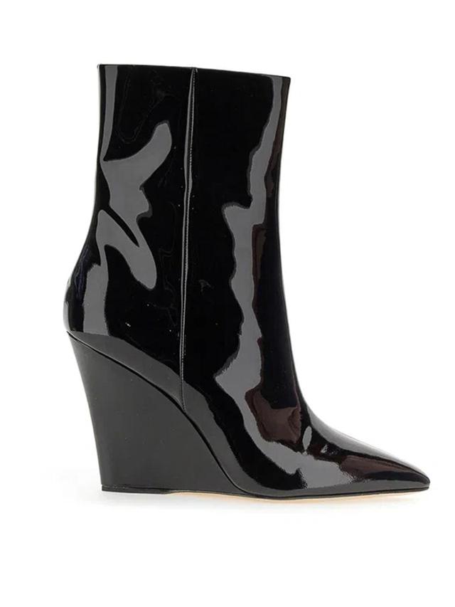 Wanda Patent 95 Ankle Boot In Black Product Image