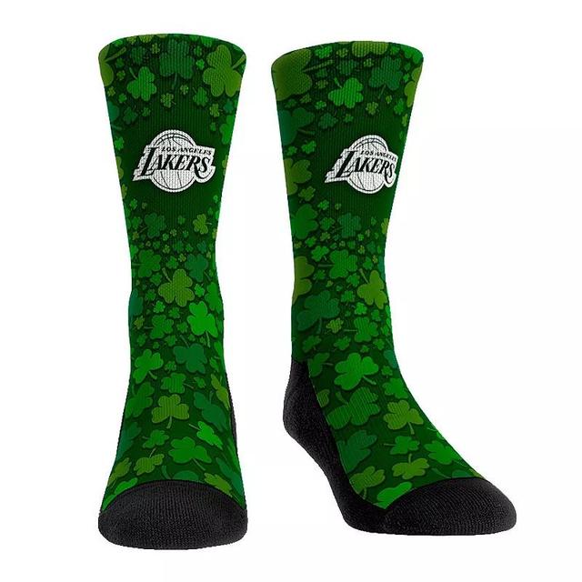 Mens and Womens Rock Em Socks Pittsburgh Steelers St. Pattys Day Shamrock Crew Socks Product Image