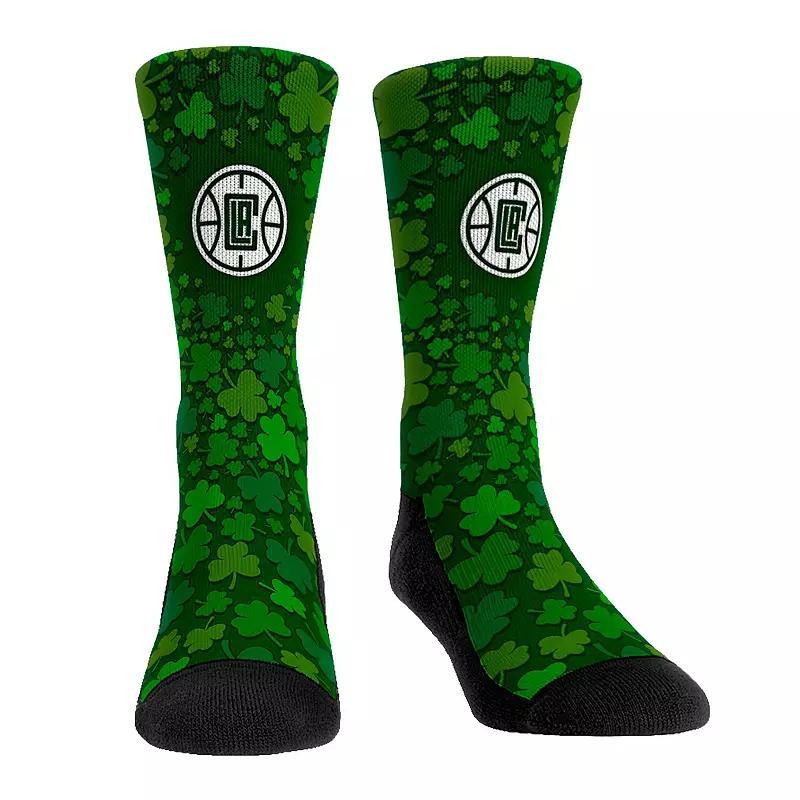 Rock Em Socks Clemson Tigers St. Patricks Day Shamrock Crew Socks, Mens Product Image