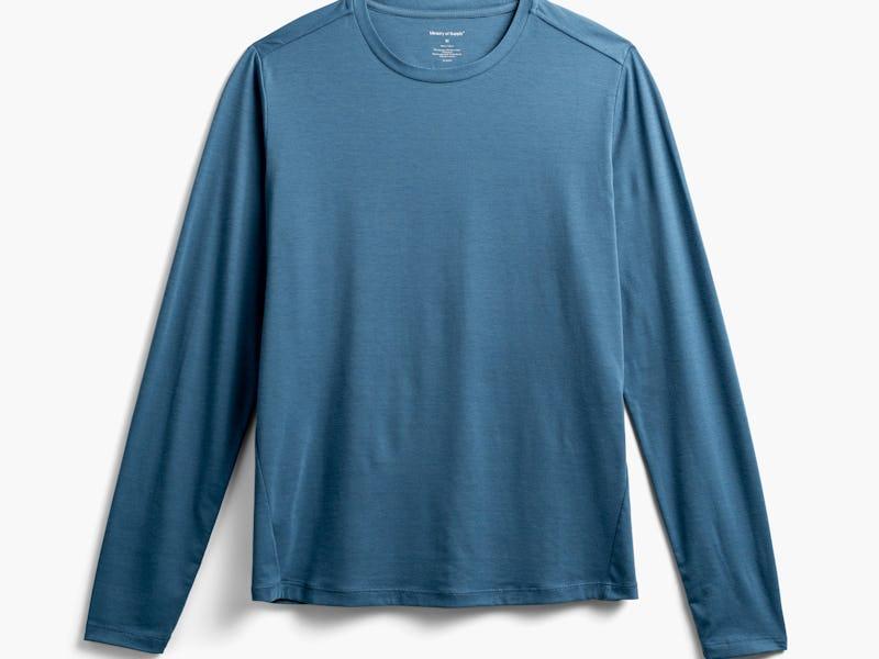 Atlantic Blue Men's Composite Merino Long Sleeve Tee Product Image