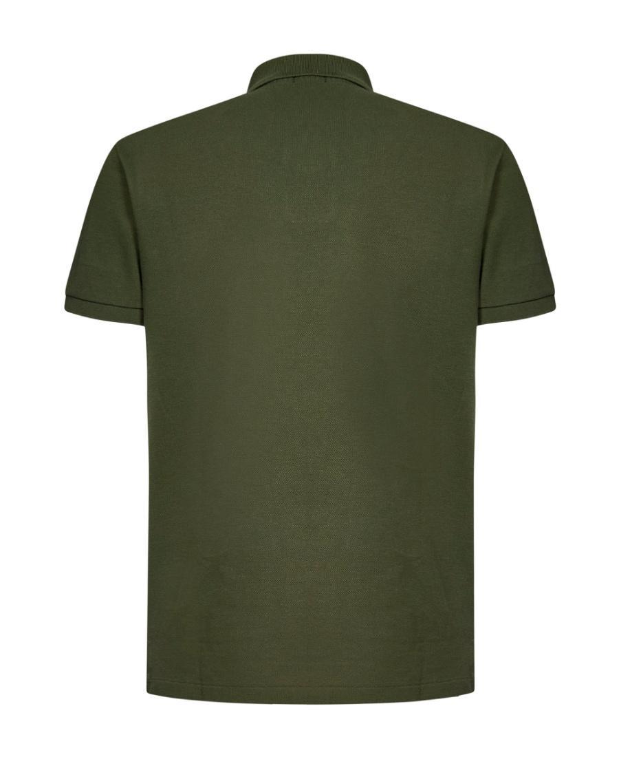 POLO RALPH LAUREN Embroidered-logo Detail Polo Shirt In Green Product Image