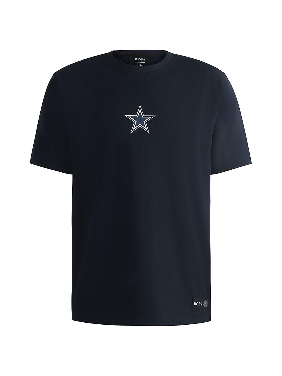 Mens BOSS x NFL Stretch Cotton T-Shirt with Special Branding Product Image