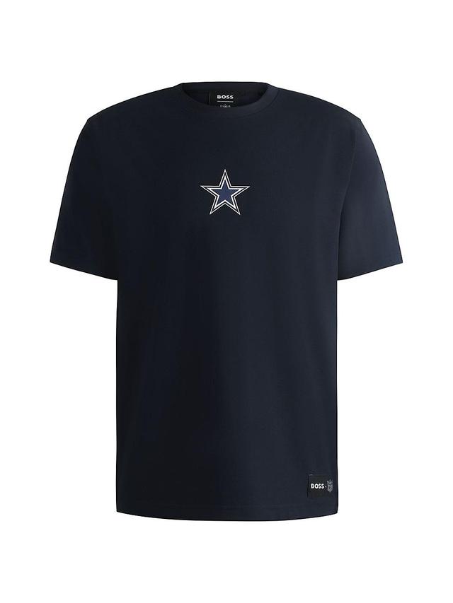 Mens BOSS x NFL Interlock-Cotton T-Shirt with Special Branding Product Image