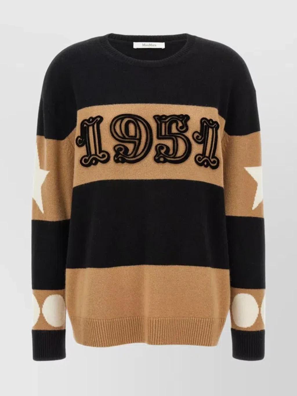 'dirce' Crew Neck Sweater In Multicolor Product Image