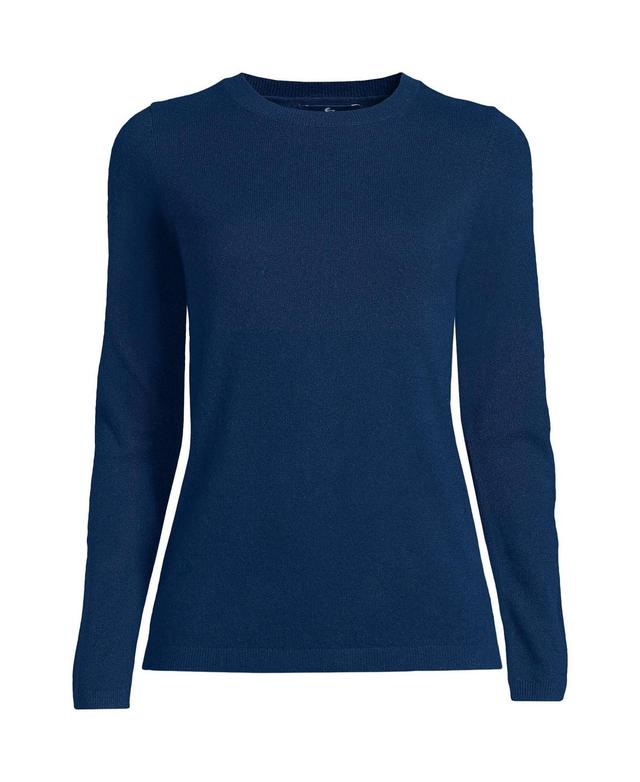 Lands End Womens Cashmere Crewneck Sweater Product Image