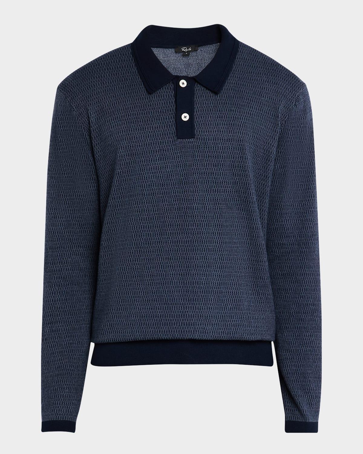 Mens Greenwich Jacquard Polo Sweater Product Image