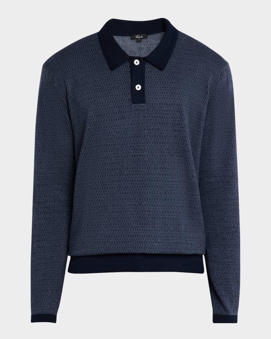 Men's Greenwich Jacquard Polo Sweater Product Image