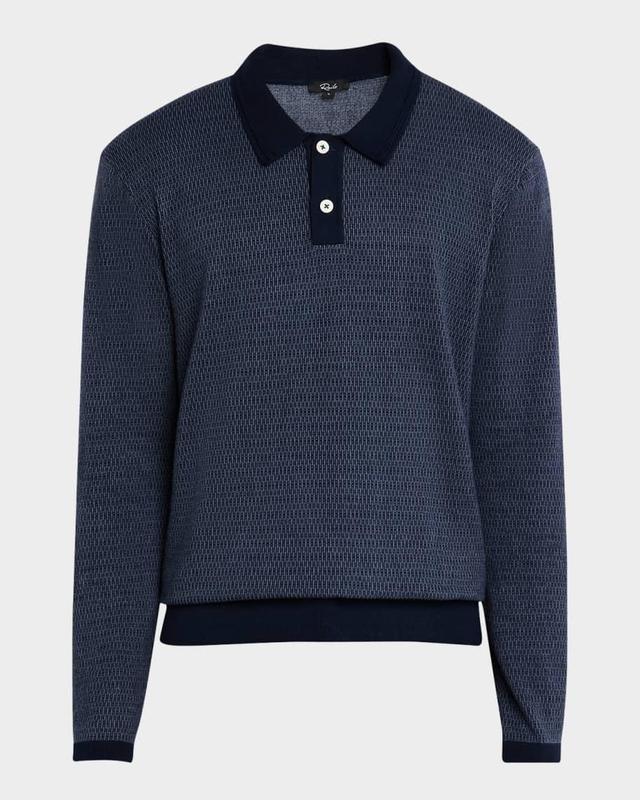 Men's Greenwich Jacquard Polo Sweater Product Image